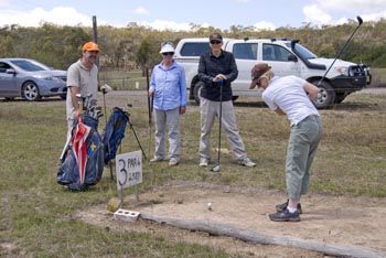 On the tee